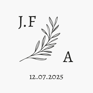 Branch and initials
