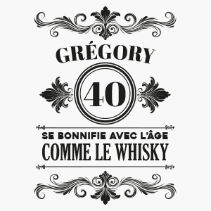 Whisky label