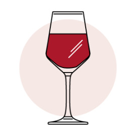 Illustration de verres à vin