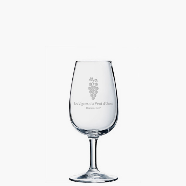Verre INAO gravé pour viticulteur