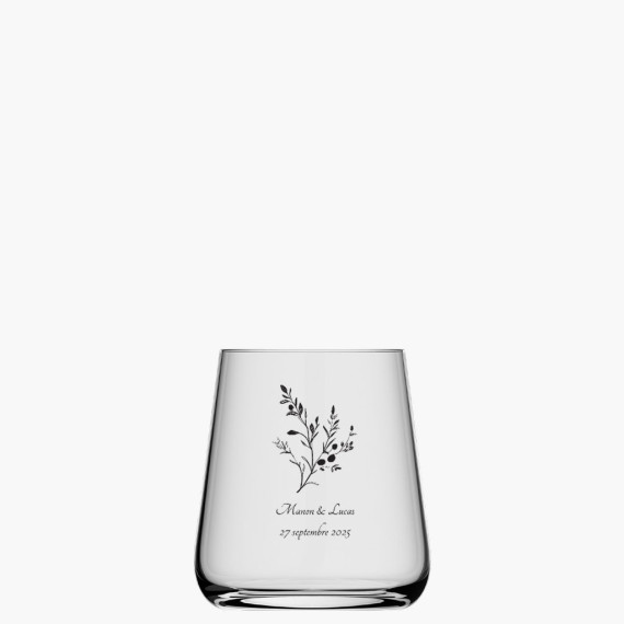Verre personnalisé pour restaurant / mariage