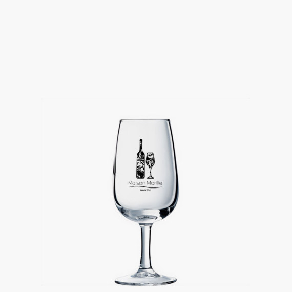 Verre personnalisé pour dégustation viticole