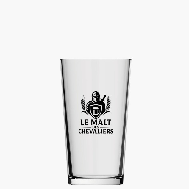 Pinte personnalisée avec logo imprimé en sérigraphie
