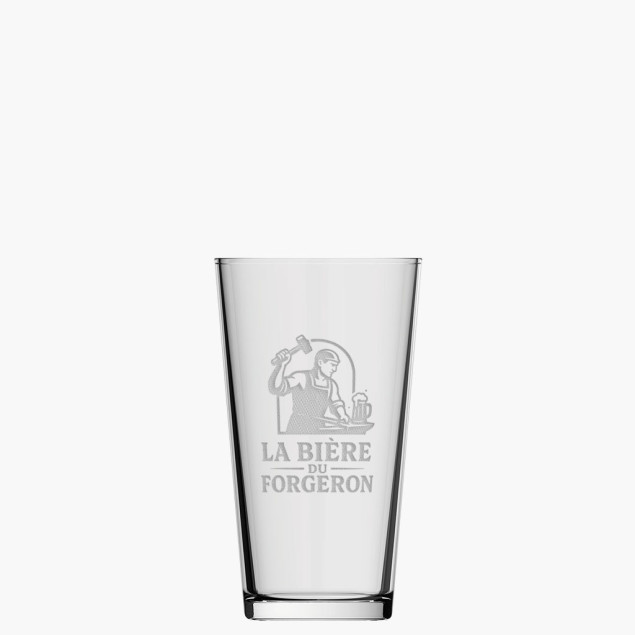 Verre à bière personnalisable avec logo gravé