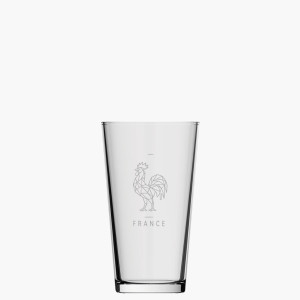 Coq polygone - Verre supporter