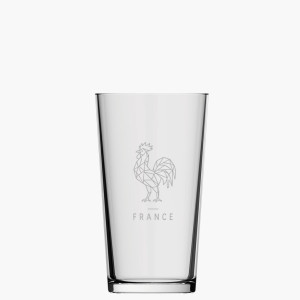 Coq polygone - Verre supporter