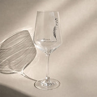 Verre à vin sérigraphié Harmony 35 personnalisé pour un anniversaire