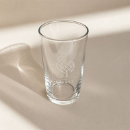 Verre Conical 42 gravé d'un coq géométrique et du mot France