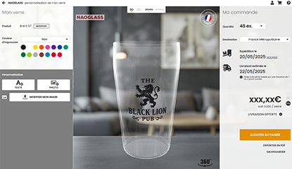 Configurateur de verres personnalisés gratuit